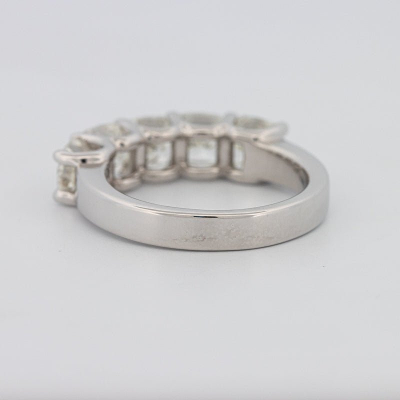 5 Half Square Radiant Eternity Ring - ZIZOV DIAMONDS