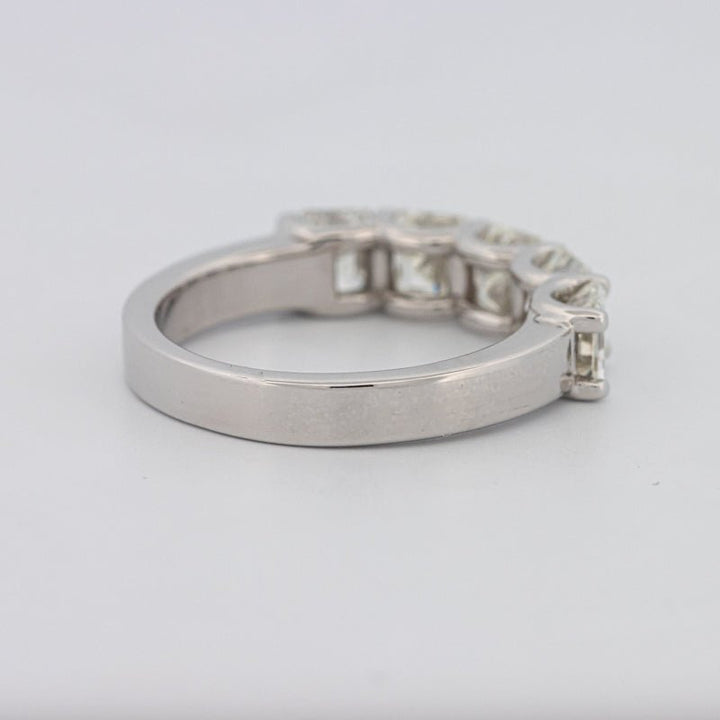 5 Half Square Radiant Eternity Ring - ZIZOV DIAMONDS