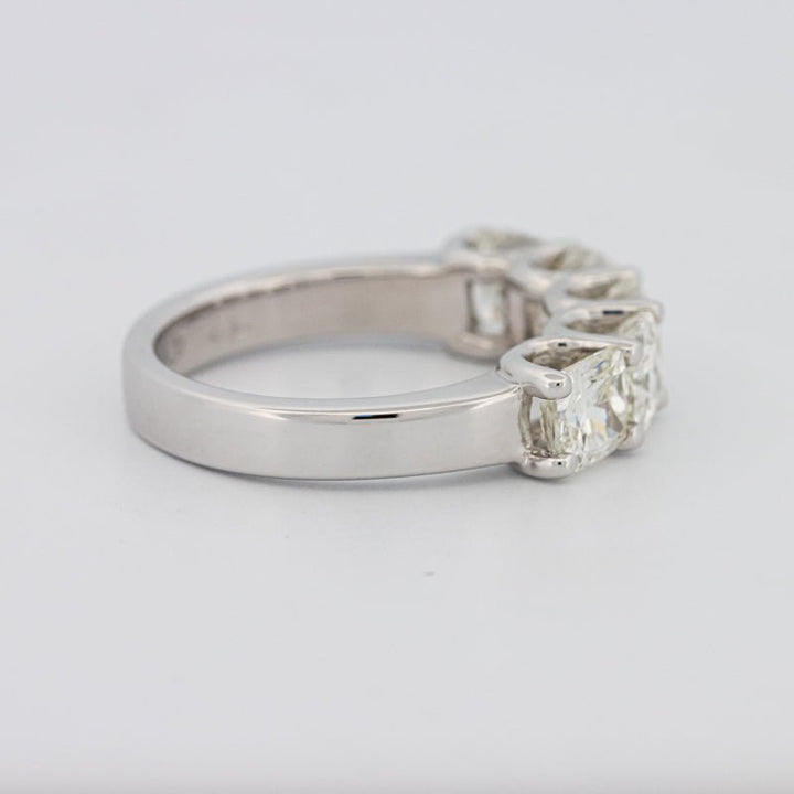 5 Half Square Radiant Eternity Ring - ZIZOV DIAMONDS
