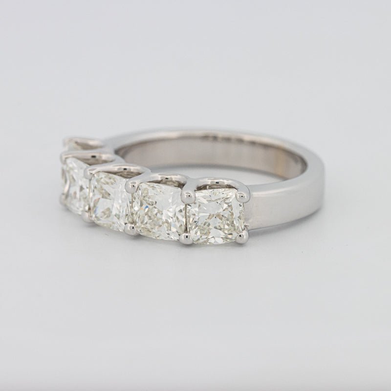 5 Half Square Radiant Eternity Ring - ZIZOV DIAMONDS