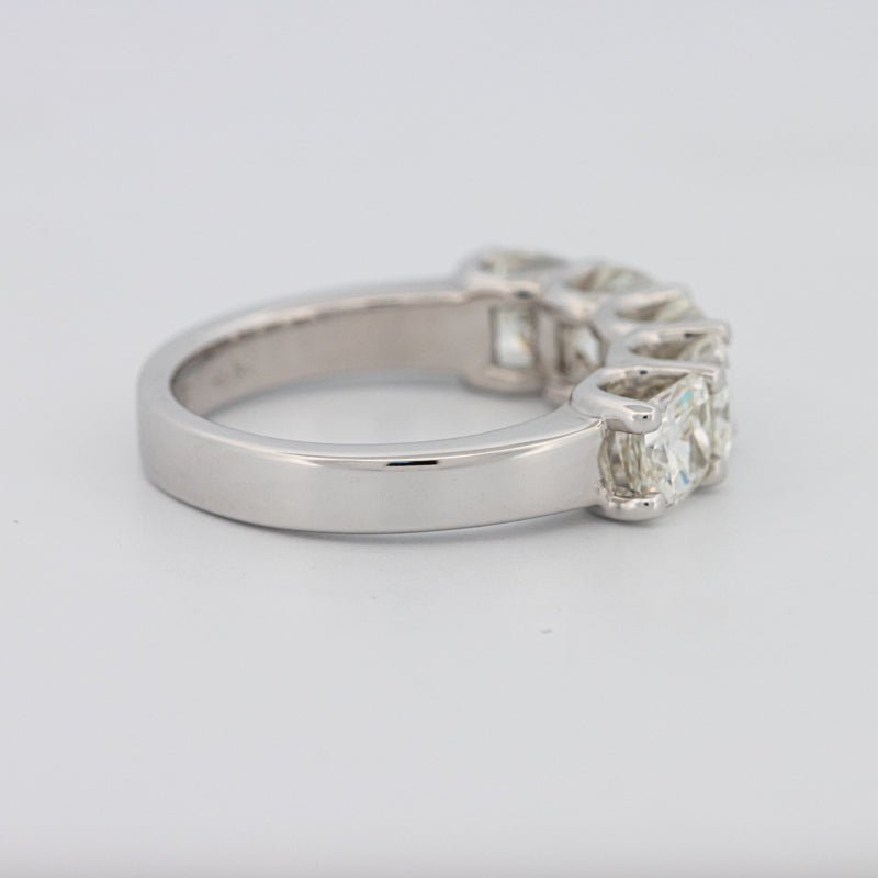 5 Half Square Radiant Eternity Ring - ZIZOV DIAMONDS