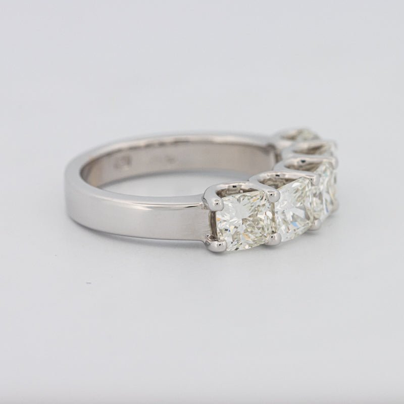 5 Half Square Radiant Eternity Ring - ZIZOV DIAMONDS