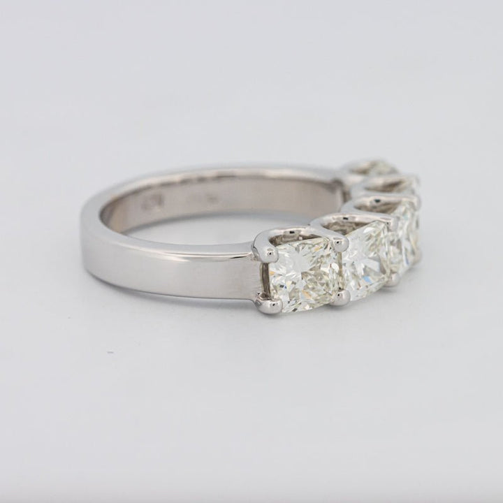 5 Half Square Radiant Eternity Ring - ZIZOV DIAMONDS