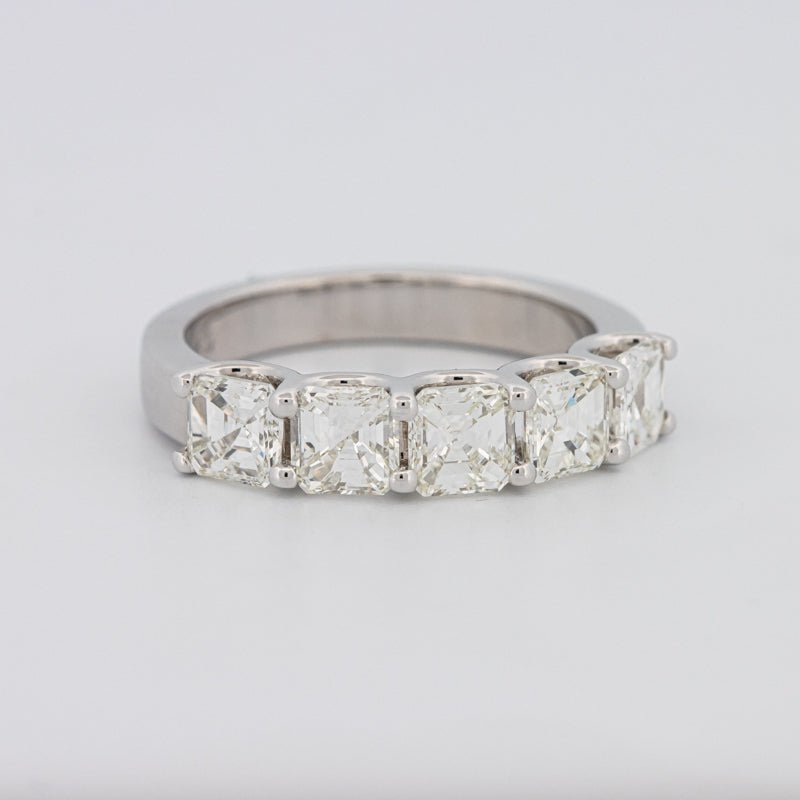 5 Half Square Radiant Eternity Ring - ZIZOV DIAMONDS