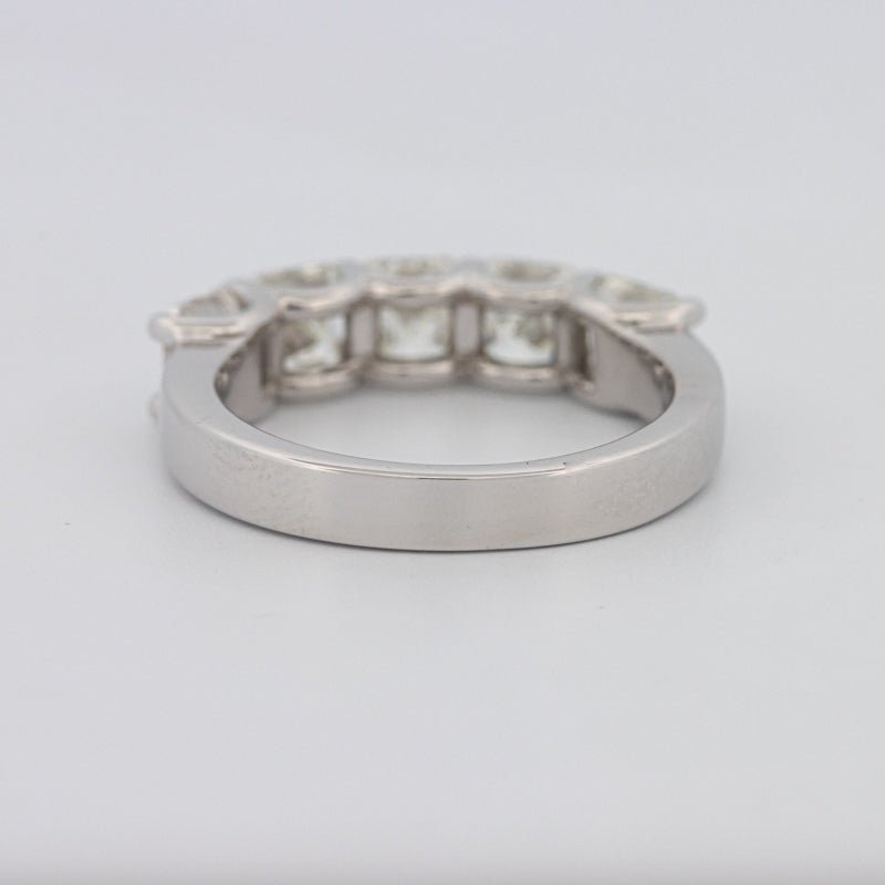 5 Half Square Radiant Eternity Ring - ZIZOV DIAMONDS