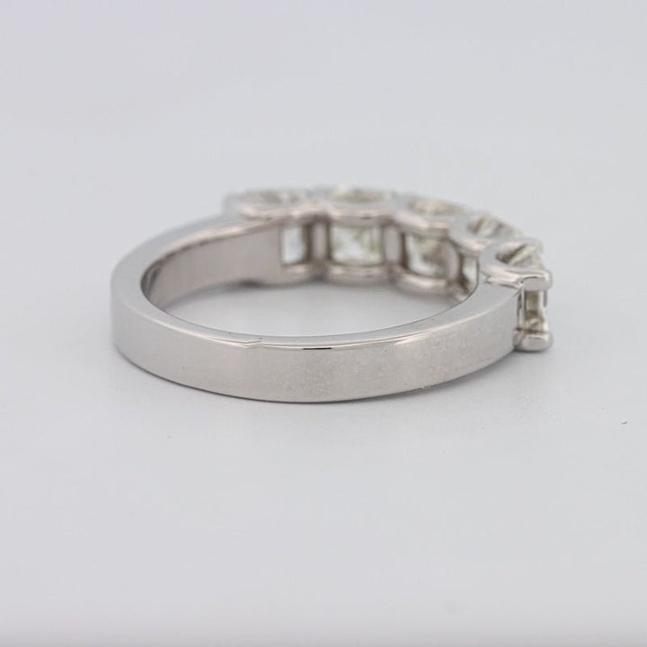 5 Half Square Radiant Eternity Ring - ZIZOV DIAMONDS