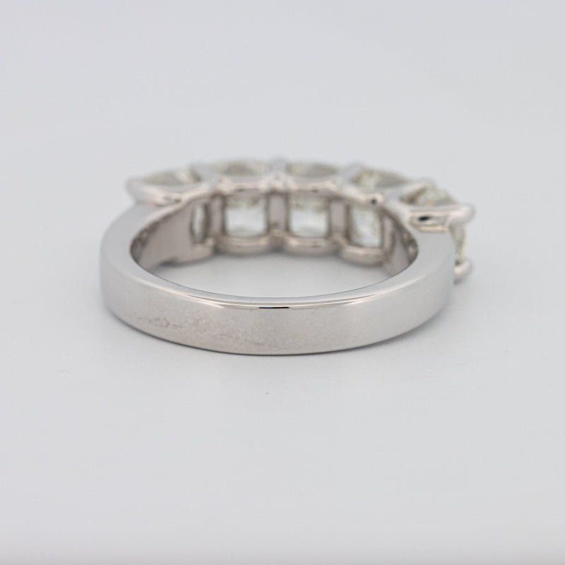 5 Half Square Radiant Eternity Ring - ZIZOV DIAMONDS