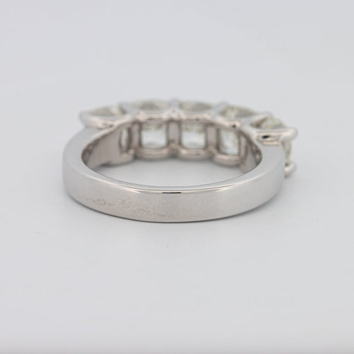 5 Half Square Radiant Eternity Ring - ZIZOV DIAMONDS