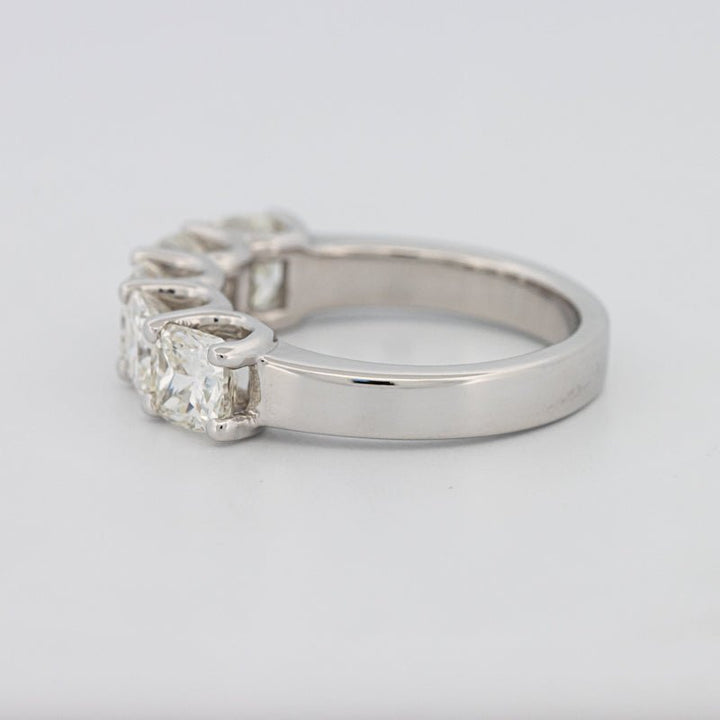 5 Half Square Radiant Eternity Ring - ZIZOV DIAMONDS