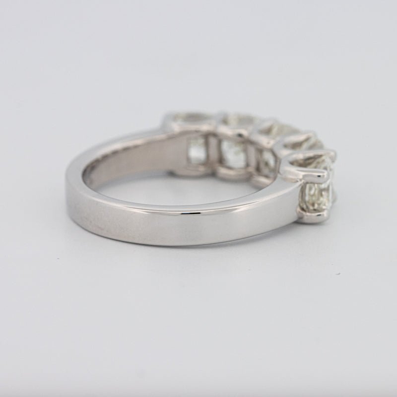 5 Half Square Radiant Eternity Ring - ZIZOV DIAMONDS