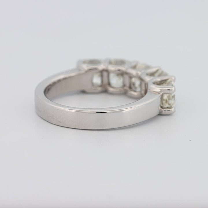 5 Half Square Radiant Eternity Ring - ZIZOV DIAMONDS