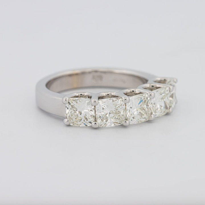 5 Half Square Radiant Eternity Ring - ZIZOV DIAMONDS