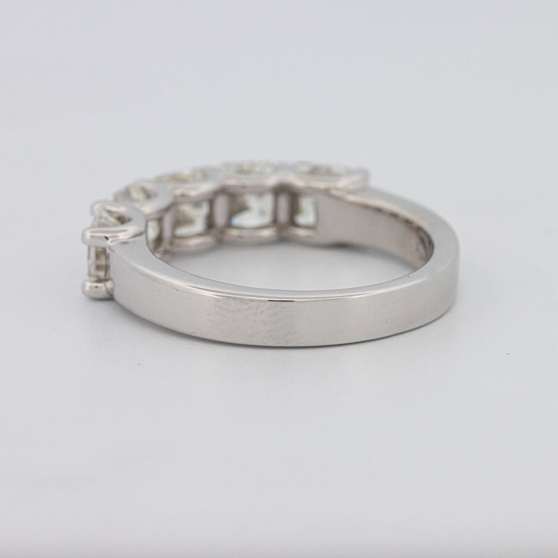 5 Half Square Radiant Eternity Ring - ZIZOV DIAMONDS