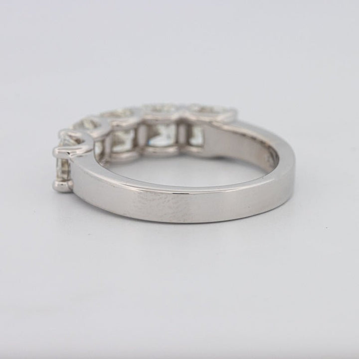 5 Half Square Radiant Eternity Ring - ZIZOV DIAMONDS