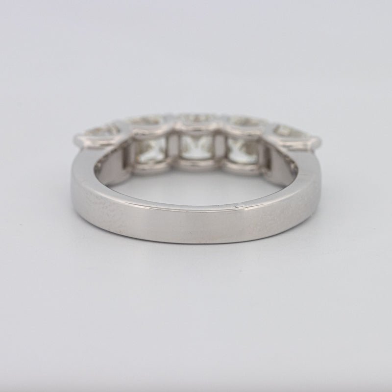 5 Half Square Radiant Eternity Ring - ZIZOV DIAMONDS