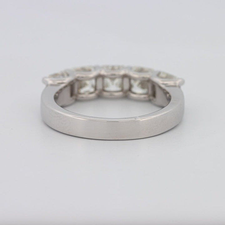 5 Half Square Radiant Eternity Ring - ZIZOV DIAMONDS