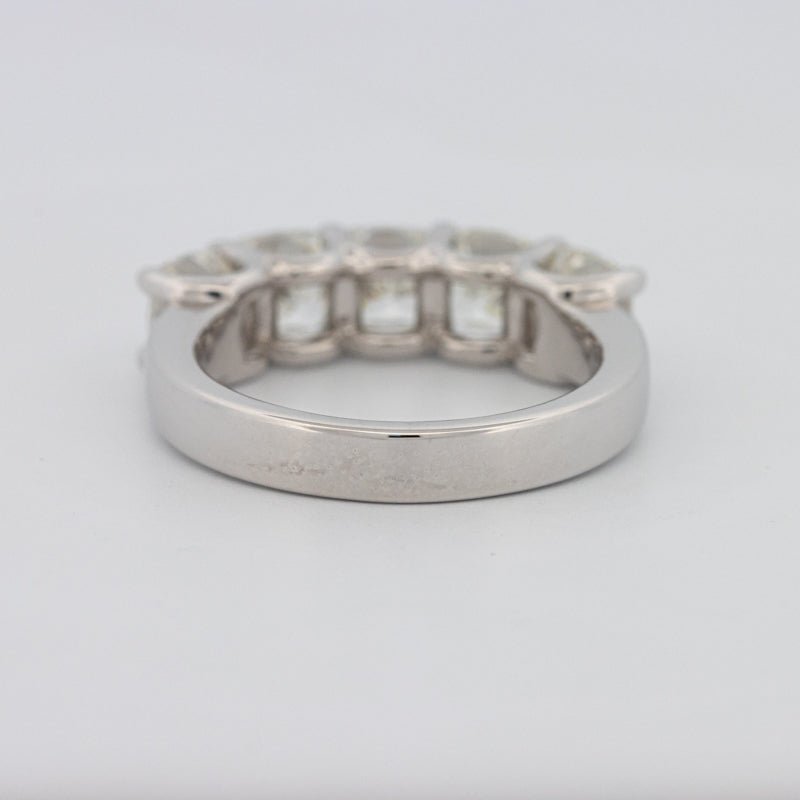 5 Half Square Radiant Eternity Ring - ZIZOV DIAMONDS