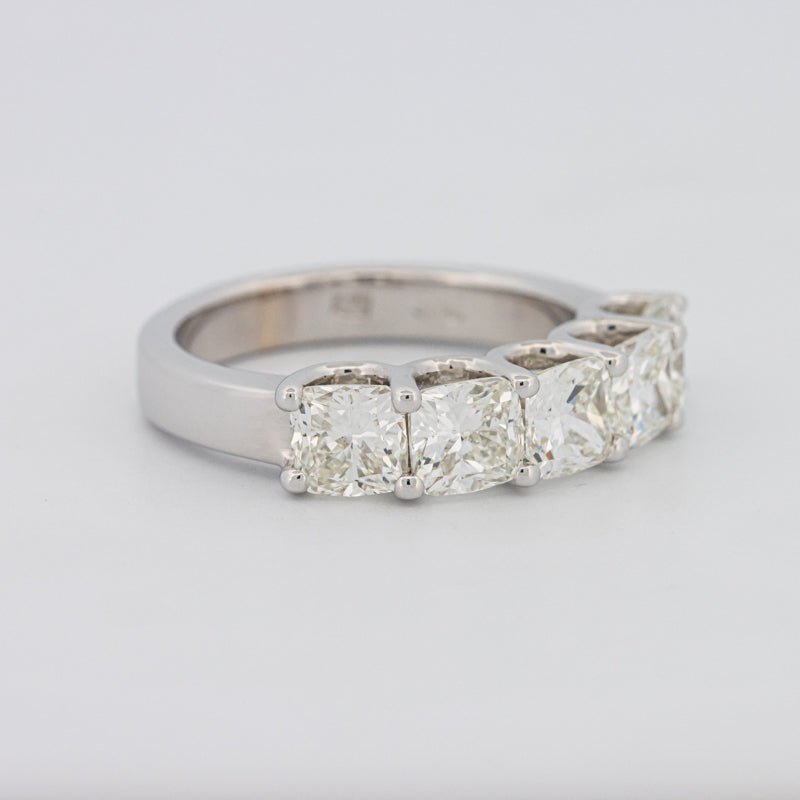5 Half Square Radiant Eternity Ring - ZIZOV DIAMONDS