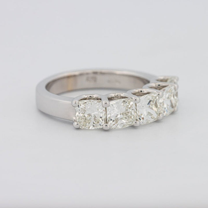 5 Half Square Radiant Eternity Ring - ZIZOV DIAMONDS