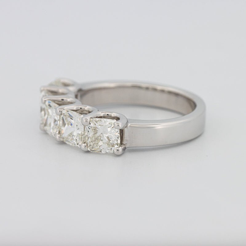5 Half Square Radiant Eternity Ring - ZIZOV DIAMONDS
