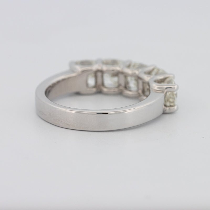 5 Half Square Radiant Eternity Ring - ZIZOV DIAMONDS