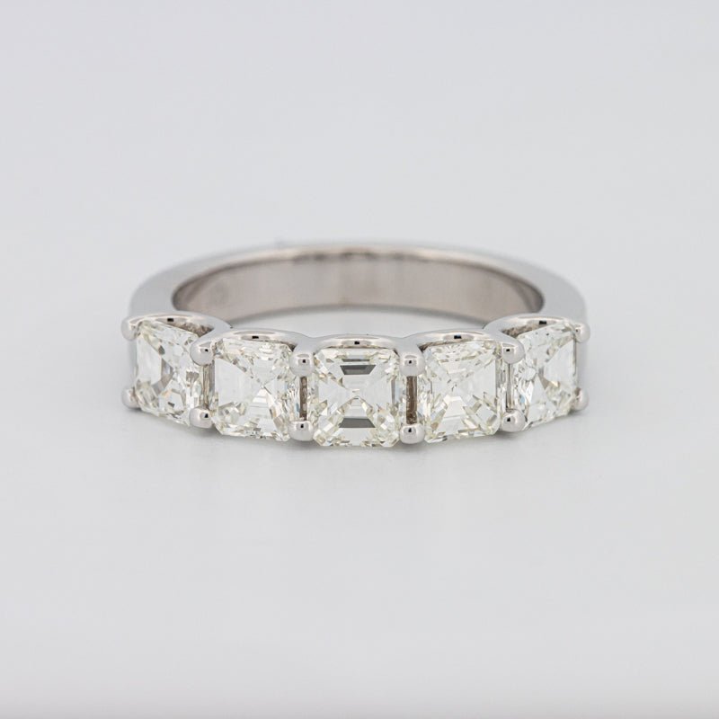 5 Half Square Radiant Eternity Ring - ZIZOV DIAMONDS
