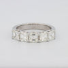 5 Half Square Radiant Eternity Ring - ZIZOV DIAMONDS