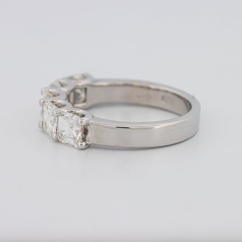 5 Half Square Radiant Eternity Ring - ZIZOV DIAMONDS