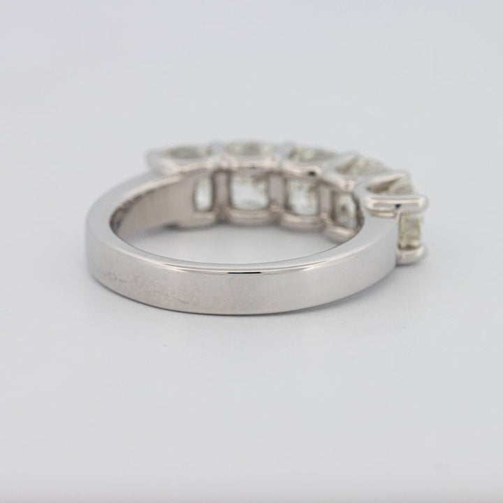 5 Half Square Radiant Eternity Ring - ZIZOV DIAMONDS