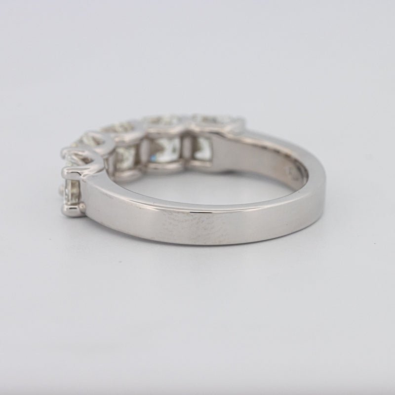 5 Half Square Radiant Eternity Ring - ZIZOV DIAMONDS