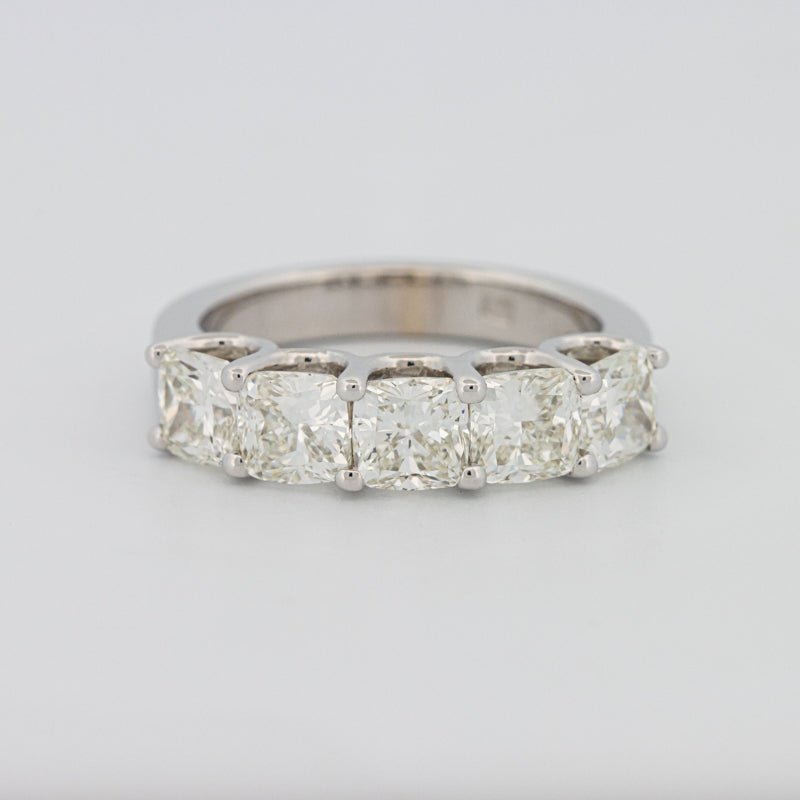 5 Half Square Radiant Eternity Ring - ZIZOV DIAMONDS