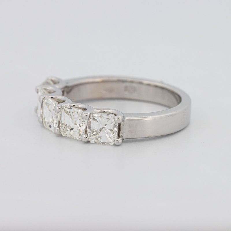 5 Half Square Radiant Eternity Ring - ZIZOV DIAMONDS