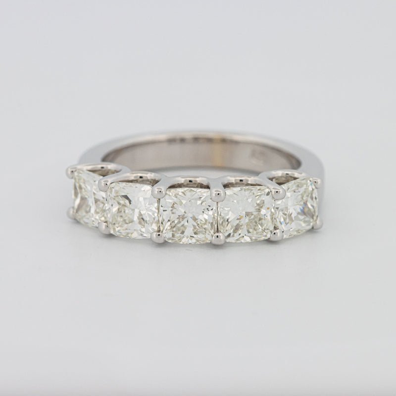 5 Half Square Radiant Eternity Ring - ZIZOV DIAMONDS