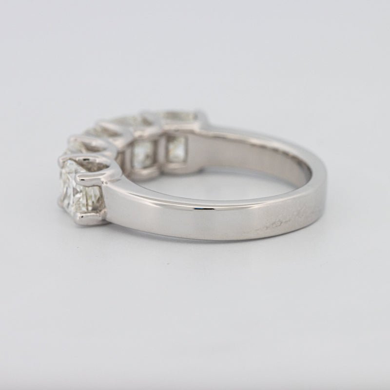 5 Half Square Radiant Eternity Ring - ZIZOV DIAMONDS