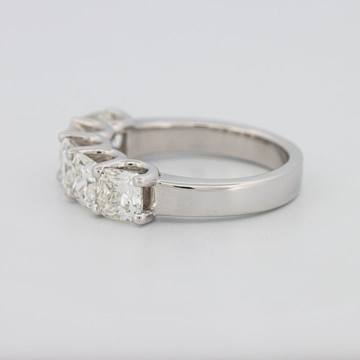 5 Half Square Radiant Eternity Ring - ZIZOV DIAMONDS