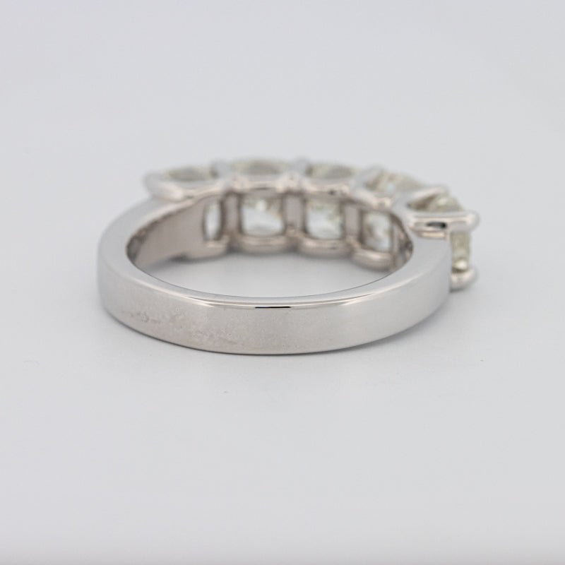5 Half Square Radiant Eternity Ring - ZIZOV DIAMONDS