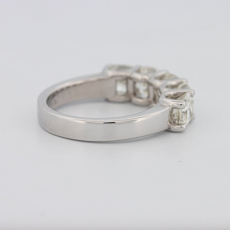 5 Half Square Radiant Eternity Ring - ZIZOV DIAMONDS