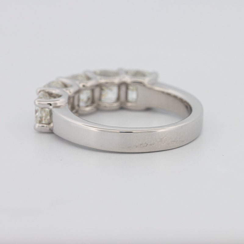 5 Half Square Radiant Eternity Ring - ZIZOV DIAMONDS