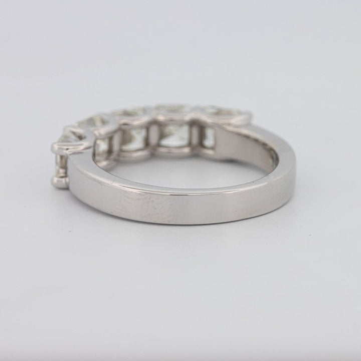 5 Half Square Radiant Eternity Ring - ZIZOV DIAMONDS