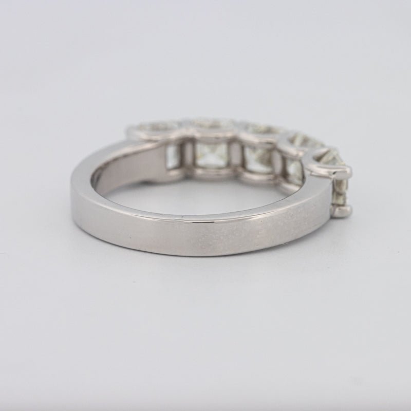 5 Half Square Radiant Eternity Ring - ZIZOV DIAMONDS