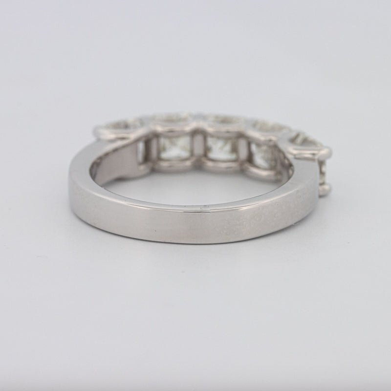 5 Half Square Radiant Eternity Ring - ZIZOV DIAMONDS