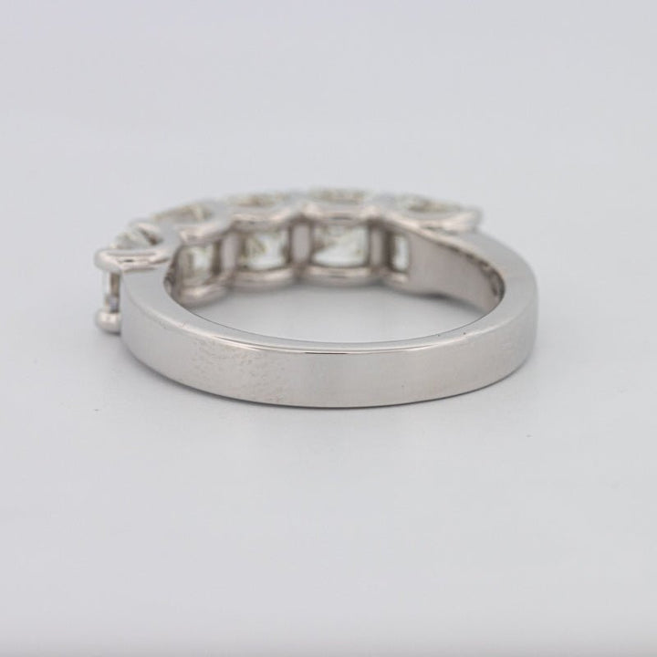 5 Half Square Radiant Eternity Ring - ZIZOV DIAMONDS