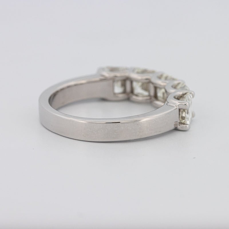 5 Half Square Radiant Eternity Ring - ZIZOV DIAMONDS