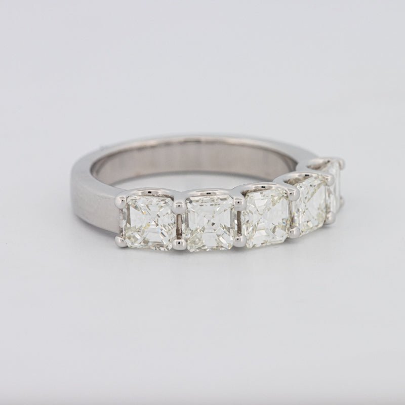 5 Half Square Radiant Eternity Ring - ZIZOV DIAMONDS