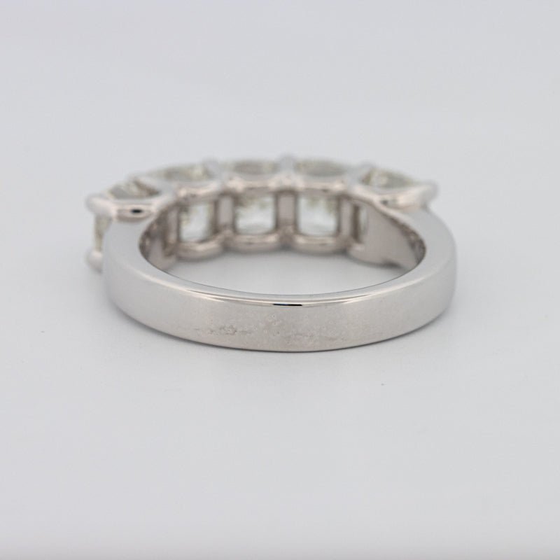 5 Half Square Radiant Eternity Ring - ZIZOV DIAMONDS