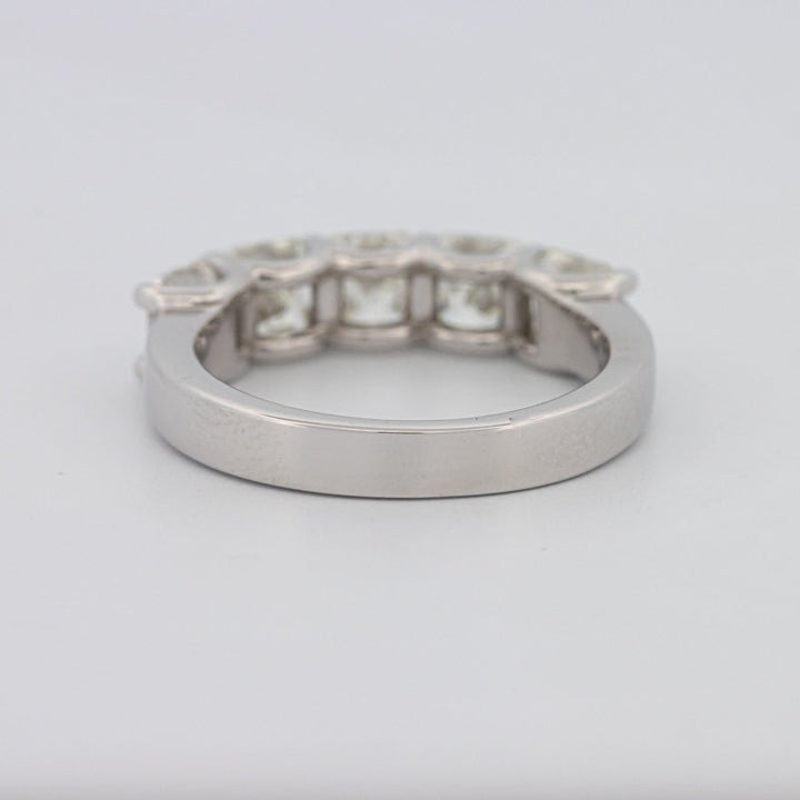 5 Half Square Radiant Eternity Ring - ZIZOV DIAMONDS