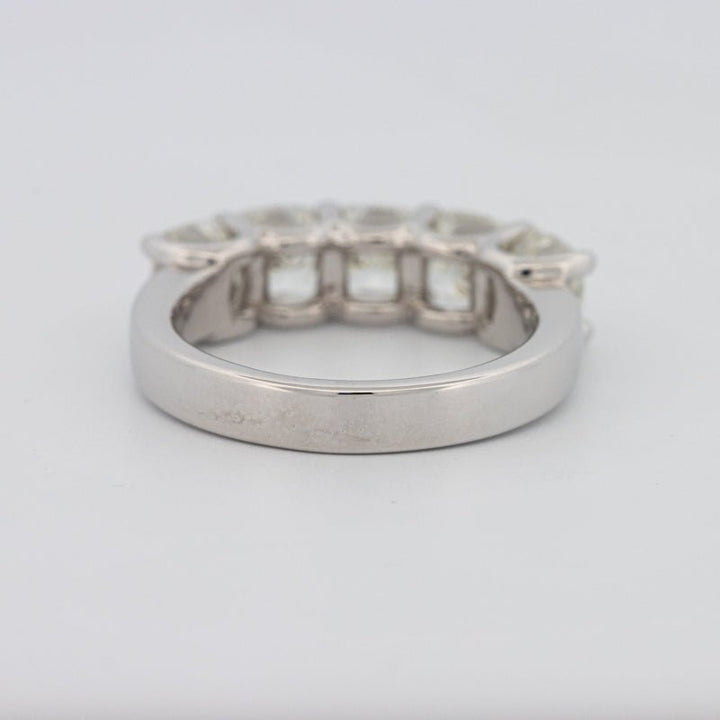 5 Half Square Radiant Eternity Ring - ZIZOV DIAMONDS