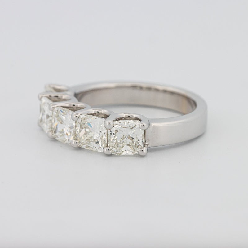 5 Half Square Radiant Eternity Ring - ZIZOV DIAMONDS