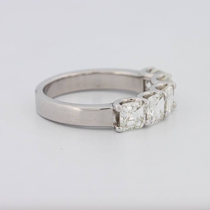 5 Half Square Radiant Eternity Ring - ZIZOV DIAMONDS