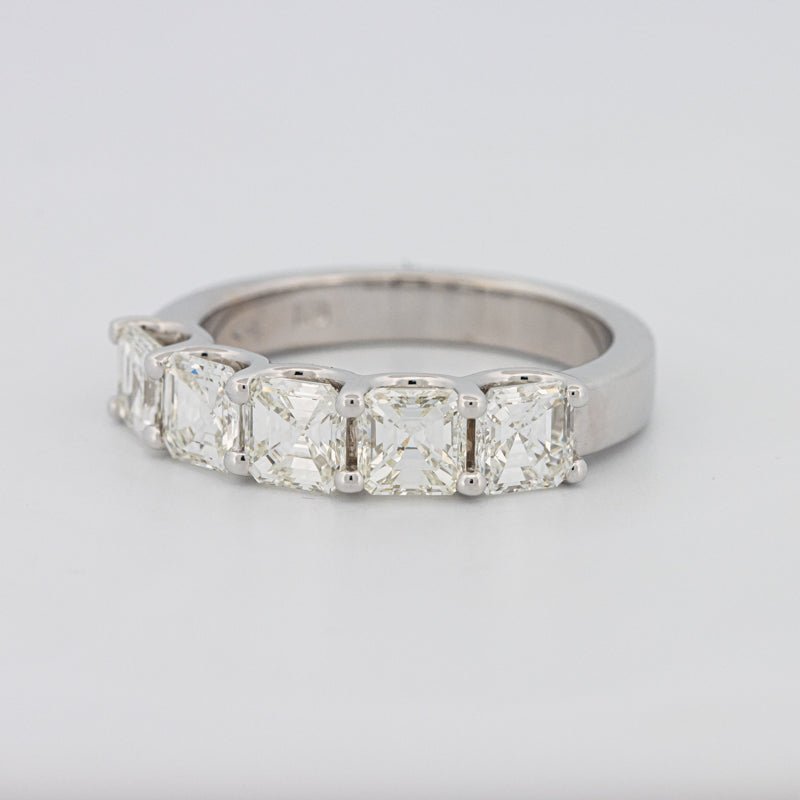5 Half Square Radiant Eternity Ring - ZIZOV DIAMONDS
